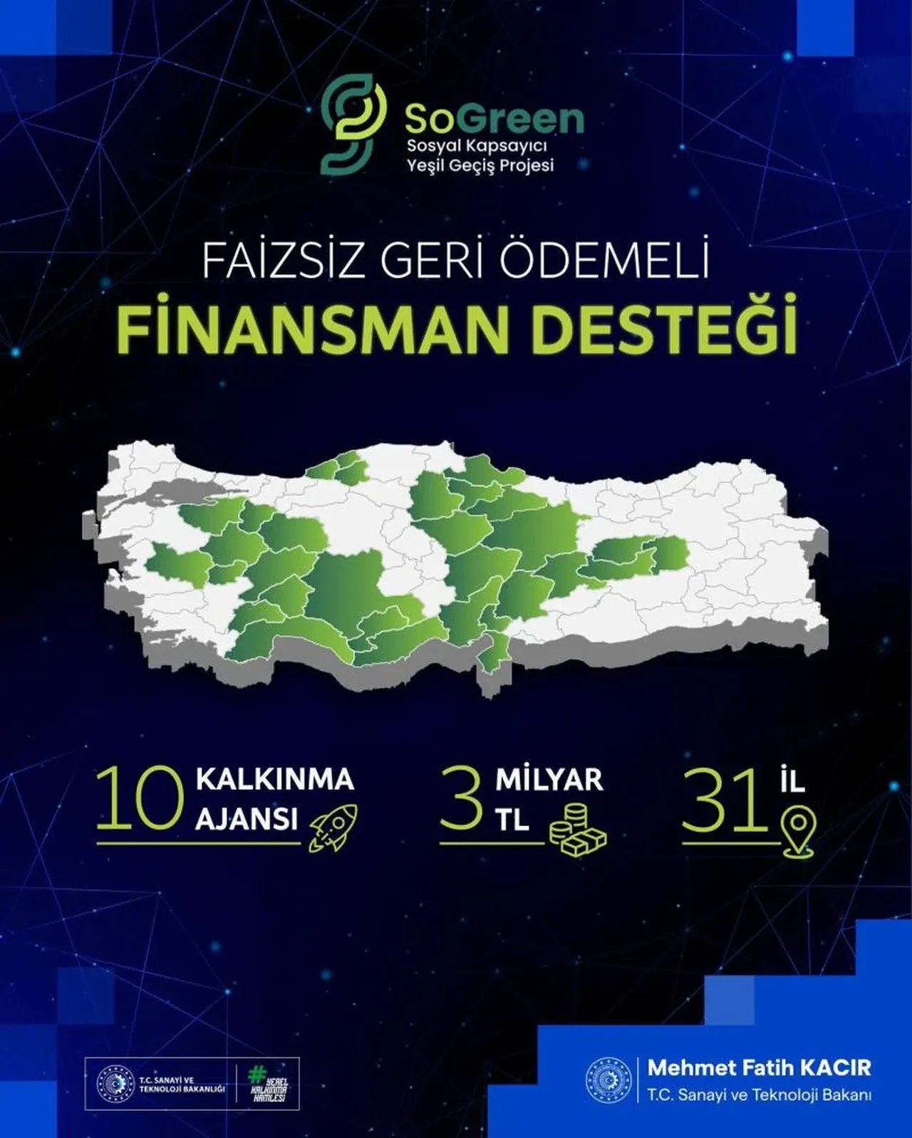 Bakan Kacır, Sıfır Atık Günü'nde duyurdu! Yeşil dönüşüme 3 milyar TL destek