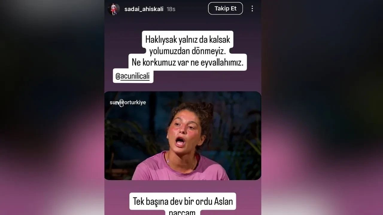 Seren Ay’ın nişanlısı Sadai’den destek mesaj! “Helal Olsun” sözleri gündem oldu