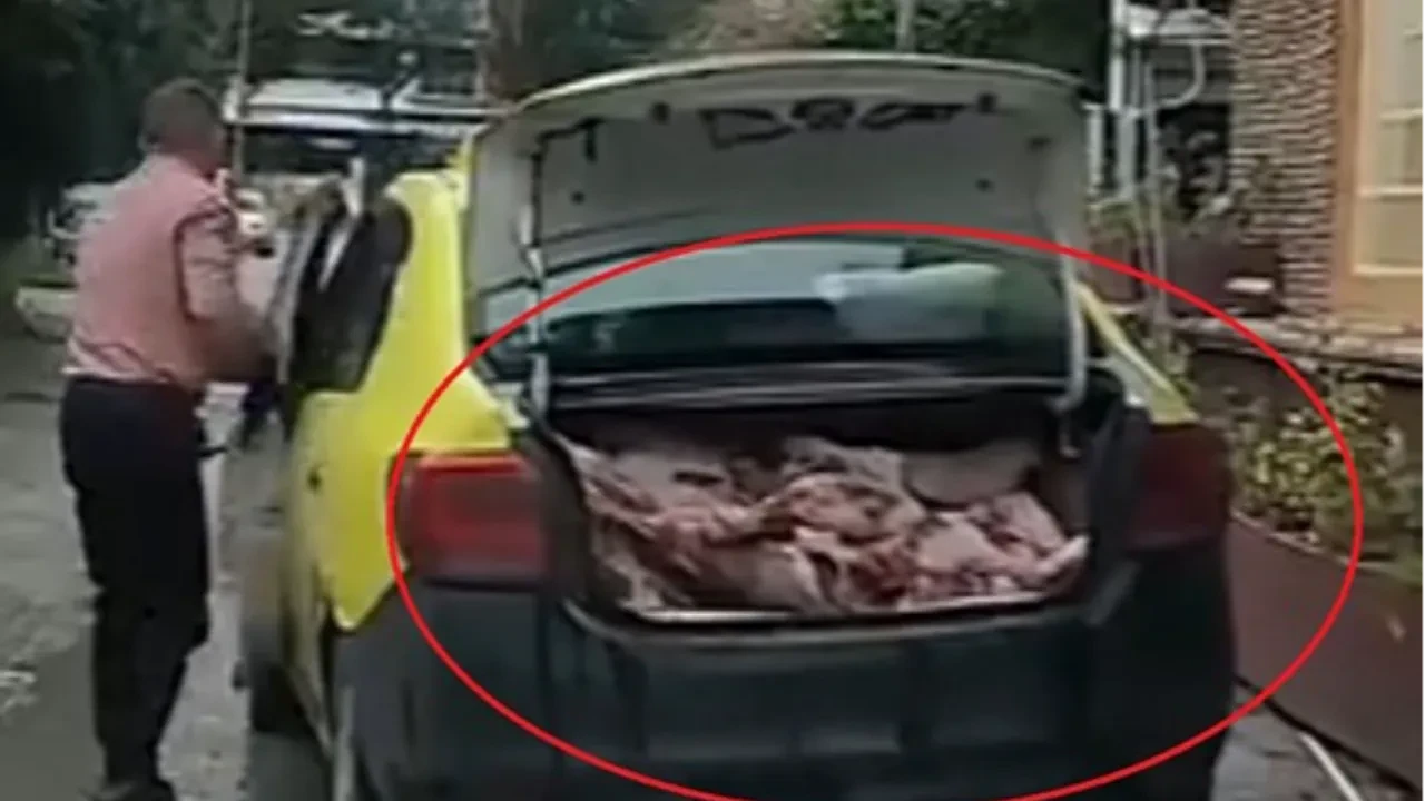 Takside mide bulandıran görüntü: Emniyet Müdürlüğü harekete geçti