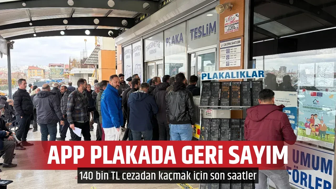 APP PLAKADA GERİ SAYIM 