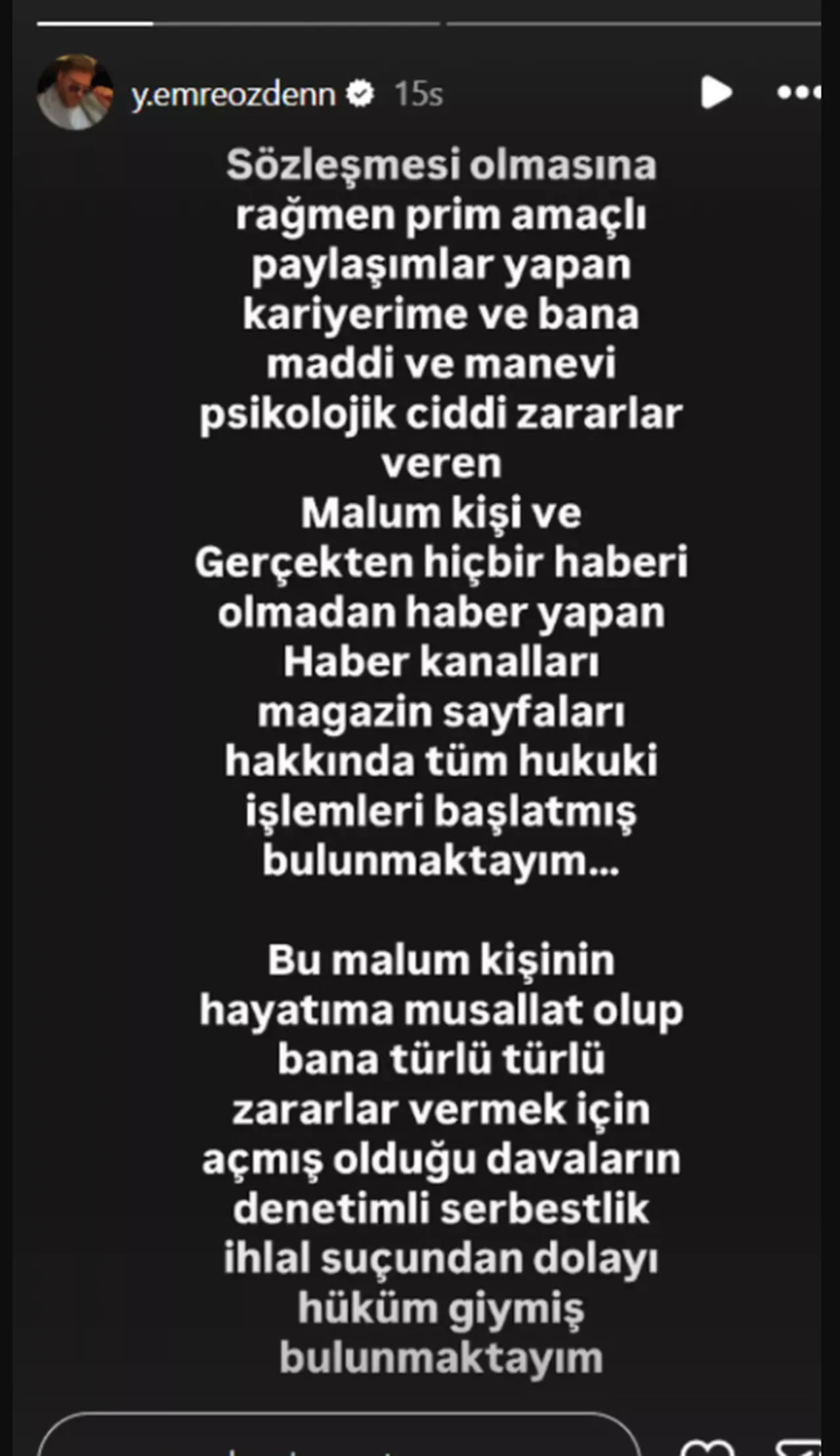 Beria'nın Aleyna Kalaycıoğlu paylaşımı dikkat çekmişti! Eski eş Yunus Emre Özden patladı