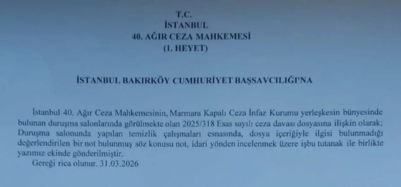 CHP kulislerinde adaylık krizi çıktı! İmamoğlu'nun 'kadın cumhurbaşkanı' sözlerine mahkeme salonunda notlu uyarı geldi