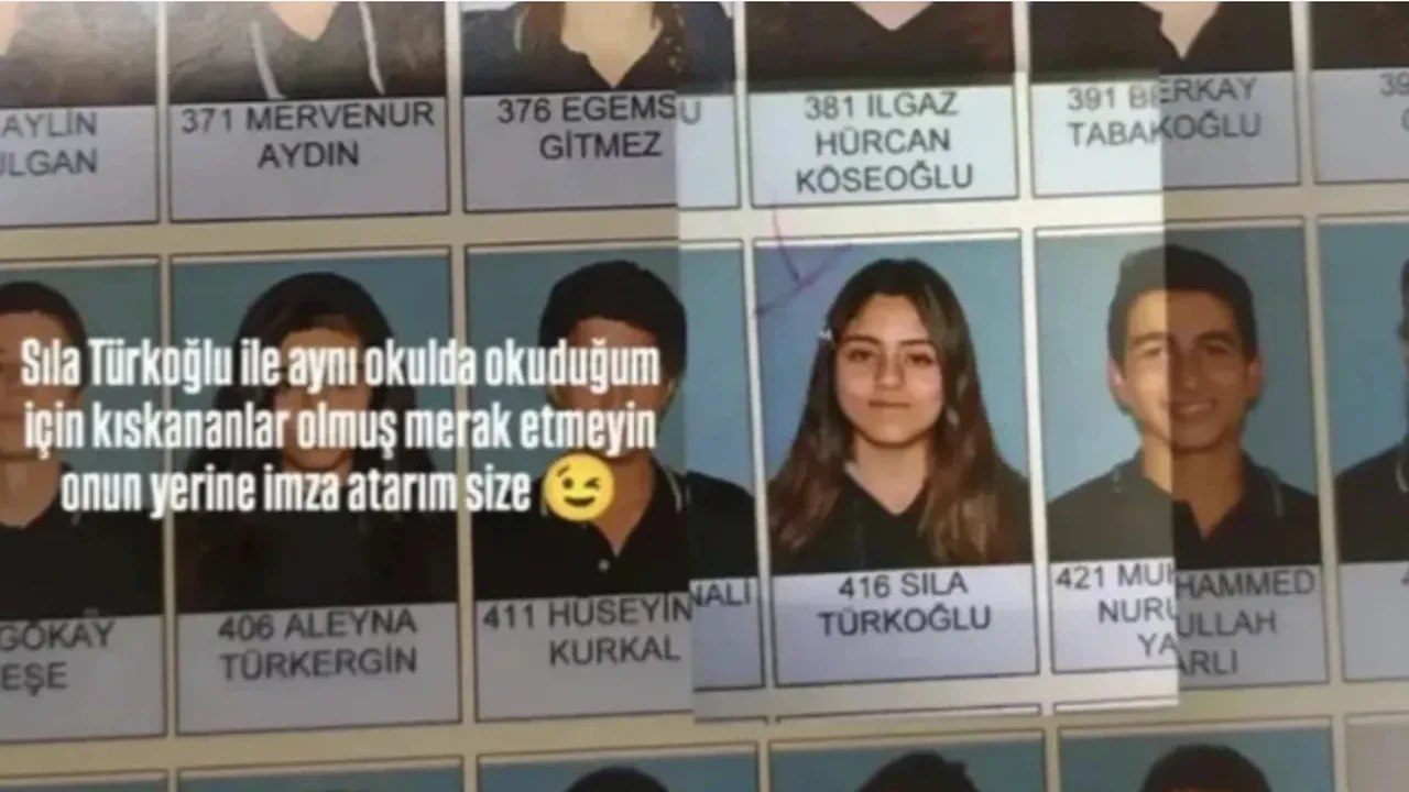 Eski sınıf arkadaşının paylaşımı sonrası Sıla Türkoğlu'ndan ince gönderme