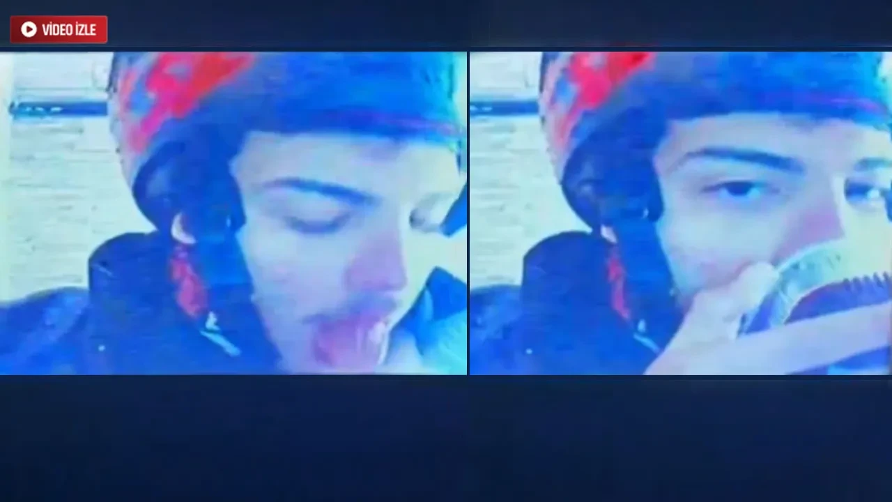 Kuryeden skandal hareket! Sipariş edilen tatlıyı önce yaladı, sonra teslim etti