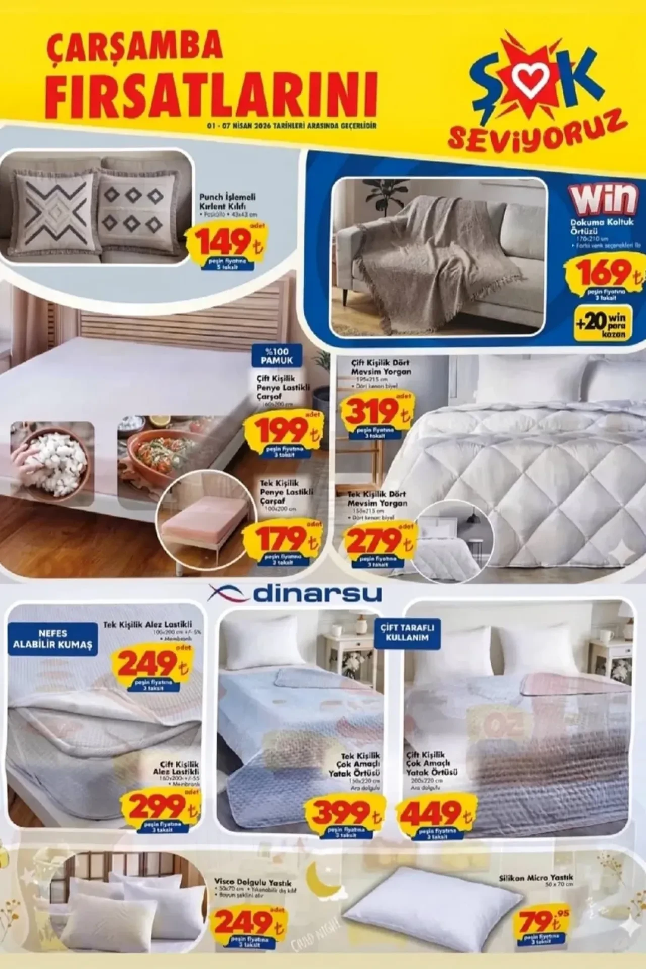 ŞOK 1- 7  Nisan Aktüel Ürünler Kataloğu 2026 belli oldu! Buharlı ütü, su ısıtıcı, dikey süpürge, blender seti, çay-kahve seti geliyor