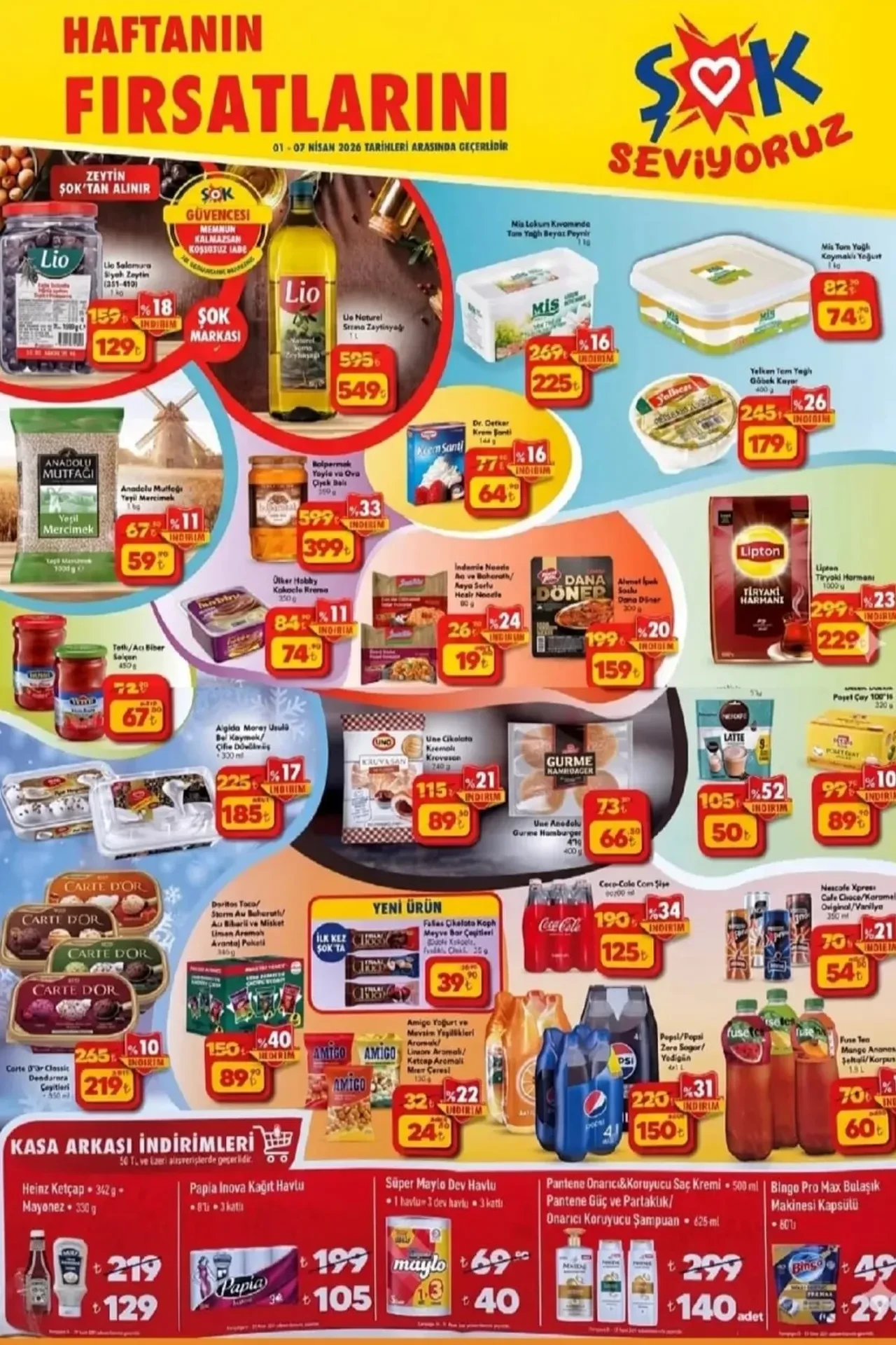 ŞOK 1- 7  Nisan Aktüel Ürünler Kataloğu 2026 belli oldu! Buharlı ütü, su ısıtıcı, dikey süpürge, blender seti, çay-kahve seti geliyor