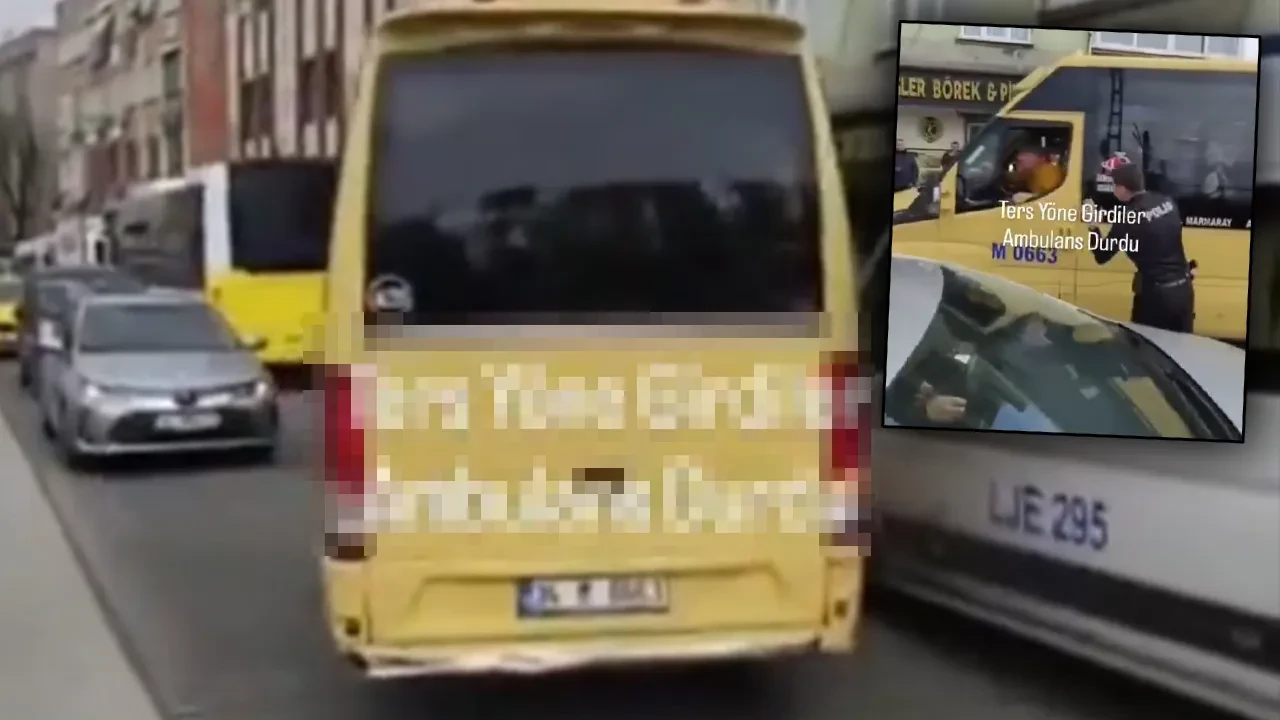 Ters yöne girdi, ambulansın geçişine engel oldu! Polisin sözleri viral oldu: 