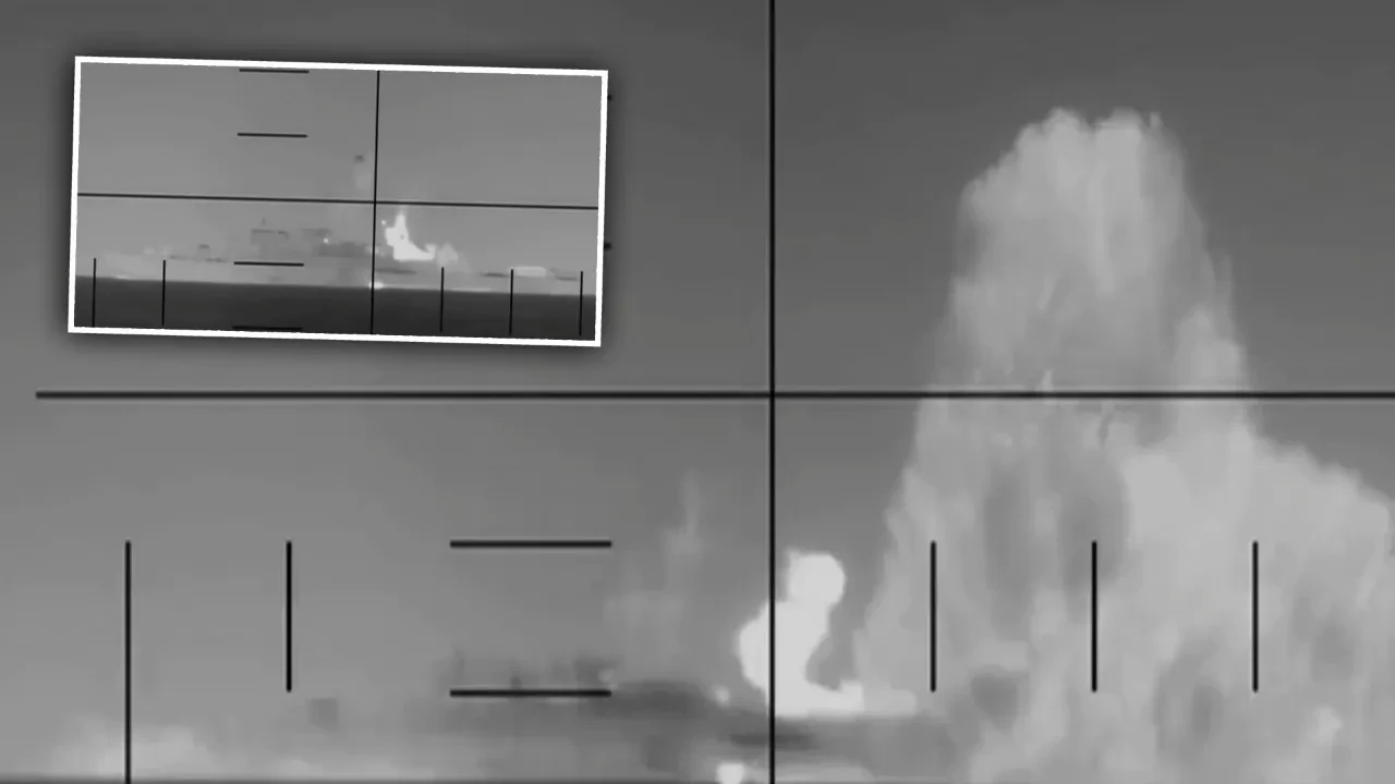 ABD denizaltısı İran savaş gemisini torpidoyla batırdı! O anlara ait görüntüler ortaya çıktı