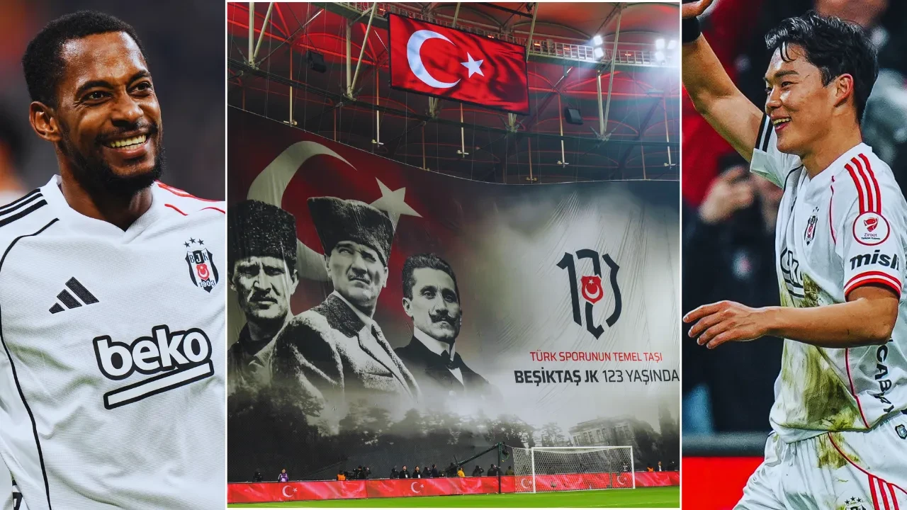 Beşiktaş Çaykur Rizespor'u farklı mağlup etti ve Türkiye Kupası'nda çeyrek finale yükseldi!