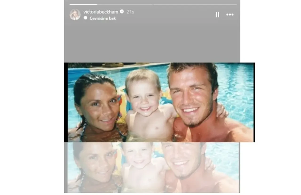 David Beckham ile Victoria Beckham küslüğe daha fazla dayanamadı! Brooklyn Beckham'ın doğum gününü 