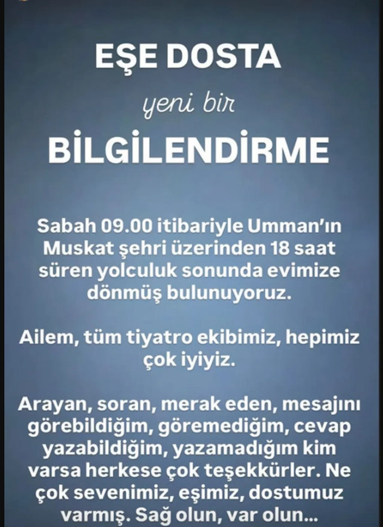 Dubai'de mahsur kalan İlker Ayrık ile Şevket Çoruh'tan haber var