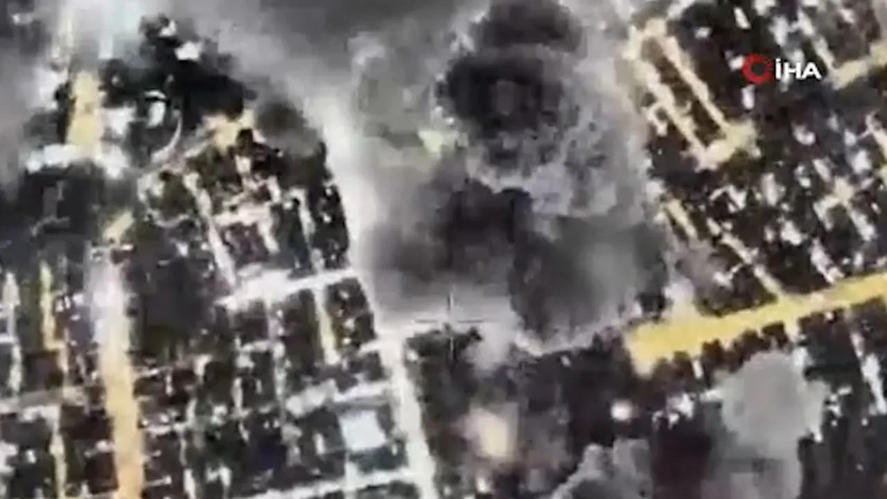 Hamaney'in yeraltı askeri sığınağı böyle vurulmuş! Görüntüleri İsrail paylaştı 