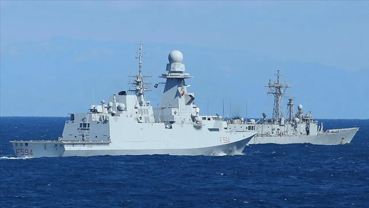 İtalya, GKRY'nin savunması için harekete geçti! Destek için fırkateyn gönderilecek