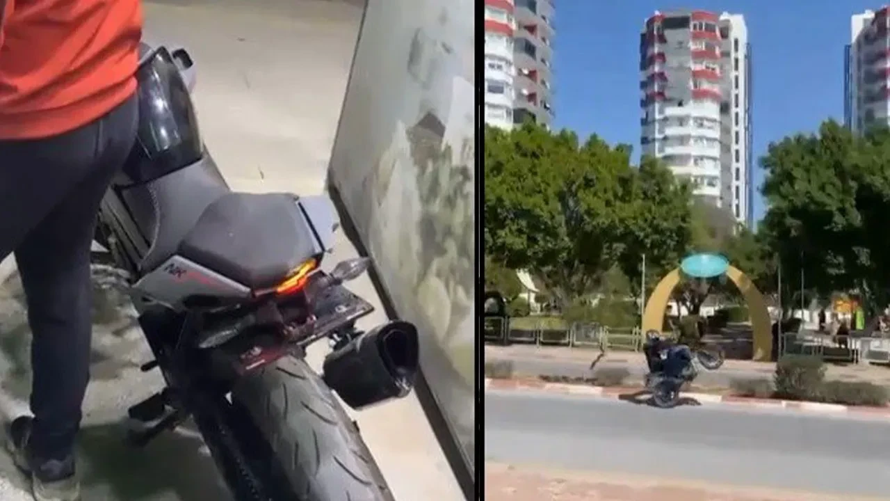 Trafikte şovun sonu pahalıya patladı! O motorcuya rekor ceza kesildi
