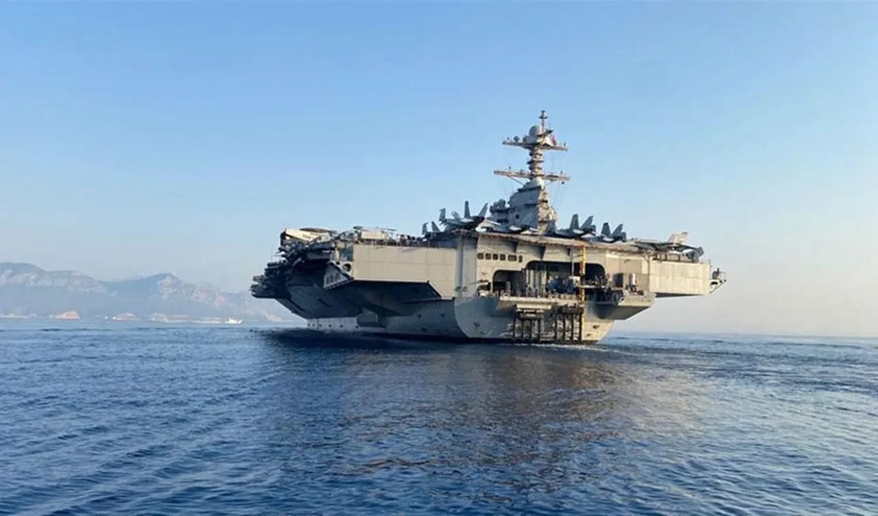 ABD'nin en büyüğü! "USS Gerald R. Ford" uçak gemisi Kızıldeniz'e ulaştı