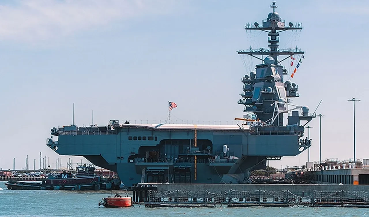 ABD'nin en büyüğü! "USS Gerald R. Ford" uçak gemisi Kızıldeniz'e ulaştı