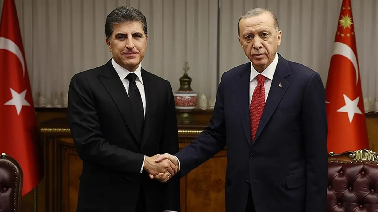 Cumhurbaşkanı Erdoğan IKBY Başkanı Barzani ile görüştü