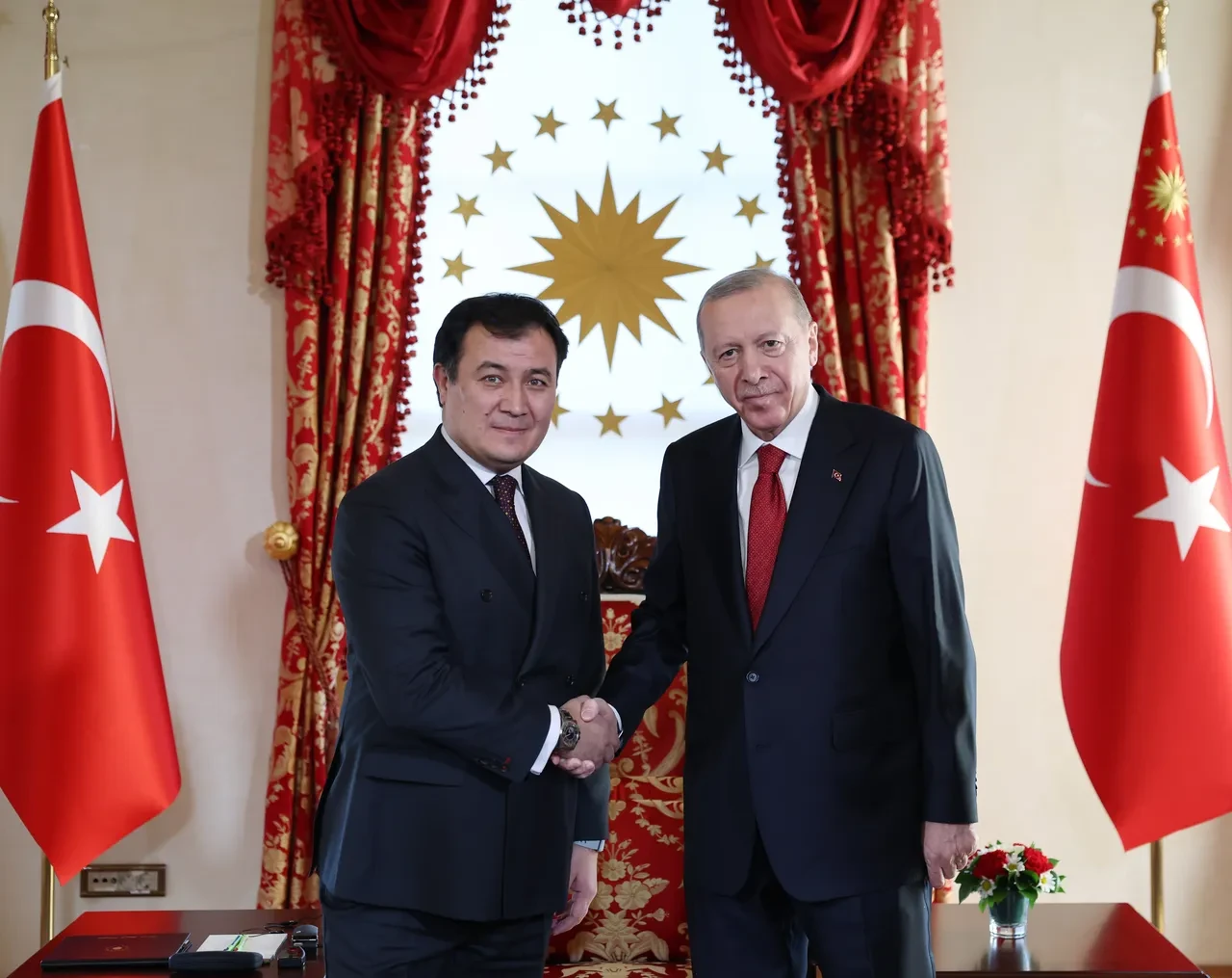 Cumhurbaşkanı Erdoğan Türk Devletleri Teşkilatı bakanlarını kabul etti