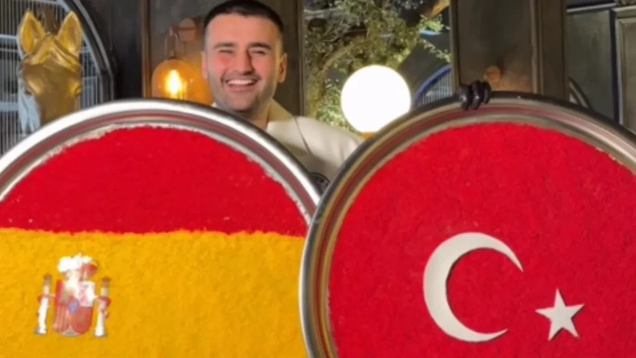 CZN Burak Türk İspanyol dostluğu akımına katıldı! Sosyal medyayı salladı