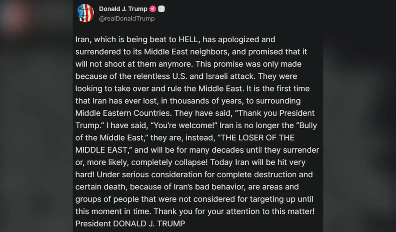 İran özür diledi, Trump'tan açıklama geldi: 'Bugün İran çok ağır bir darbe alacak'