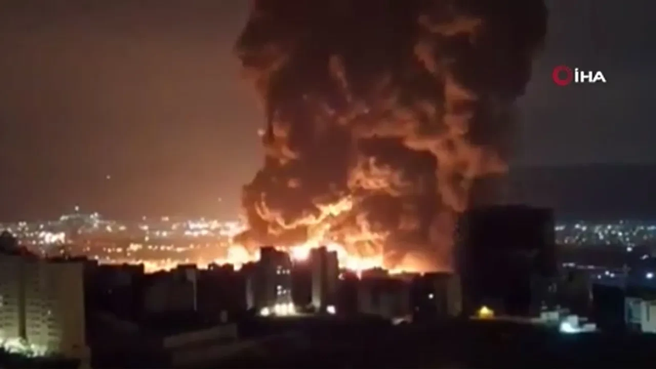 ABD ve İsrail, İran'da petrol tesislerini havaya uçurdu! 4 ölü