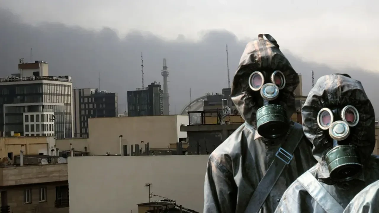 Kimyasal savaş tedirginliği! CENTCOM'dan İran'a gözdağı: Petrol sızdı, halka maske uyarısı yapıldı