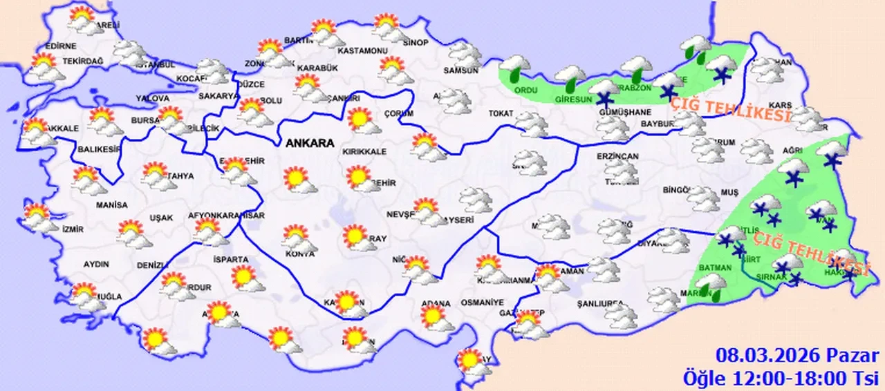 Meteoroloji sarı kodla uyardı! 12 ilde kar alarmı: Lapa lapa yağacak
