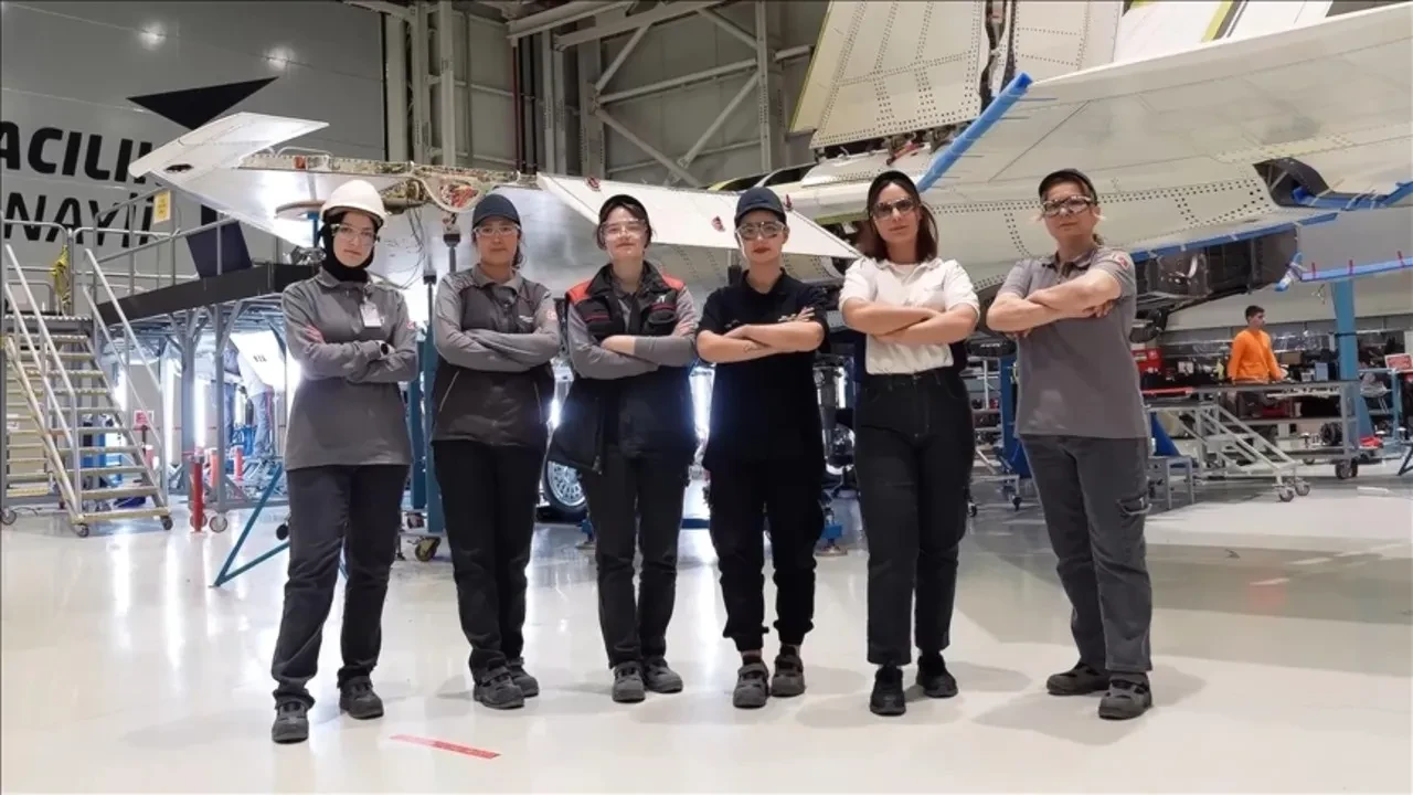 Milli Muharip Uçak KAAN'ın kritik parçasına kadın eli değdi: Tasarımdan montaja tam destek