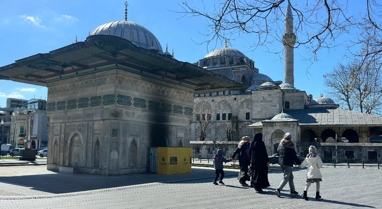 Tarihi Tophane Çeşmesi'ni yakan kişi belirlendi! Daha önce de yapmış