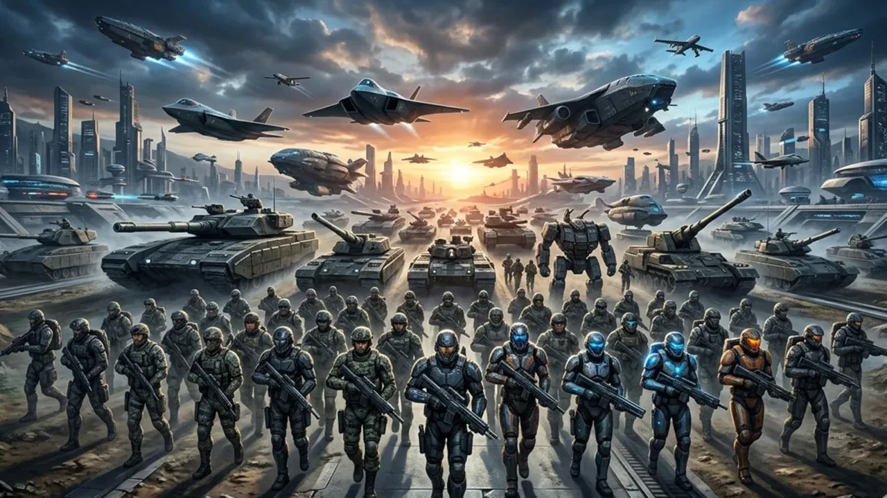 2070 yılının en güçlü 10 ordusu