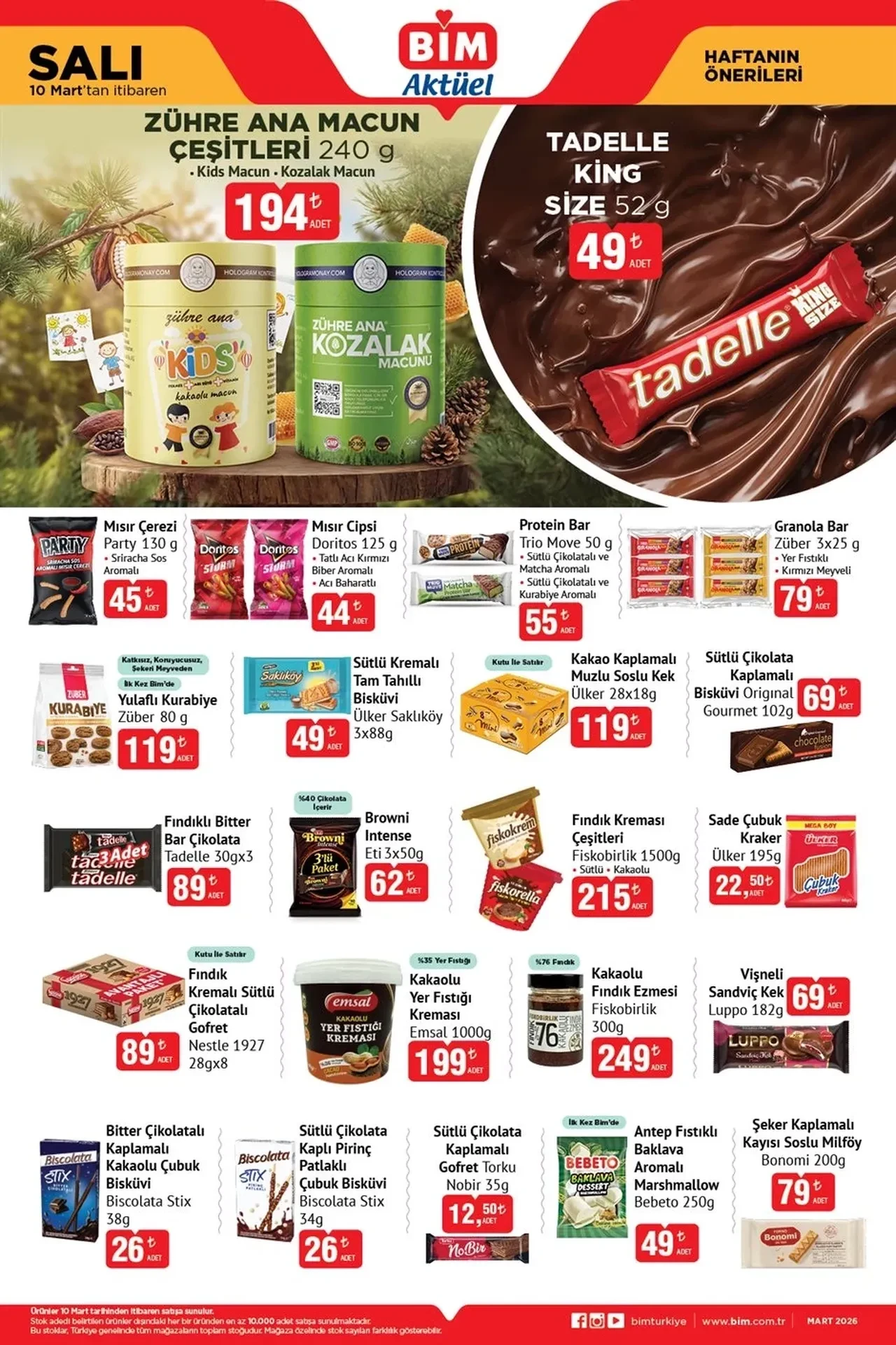 BİM’e gelecek indirimli ürünler belli oldu! 10-13 Mart BİM aktüel kataloğu