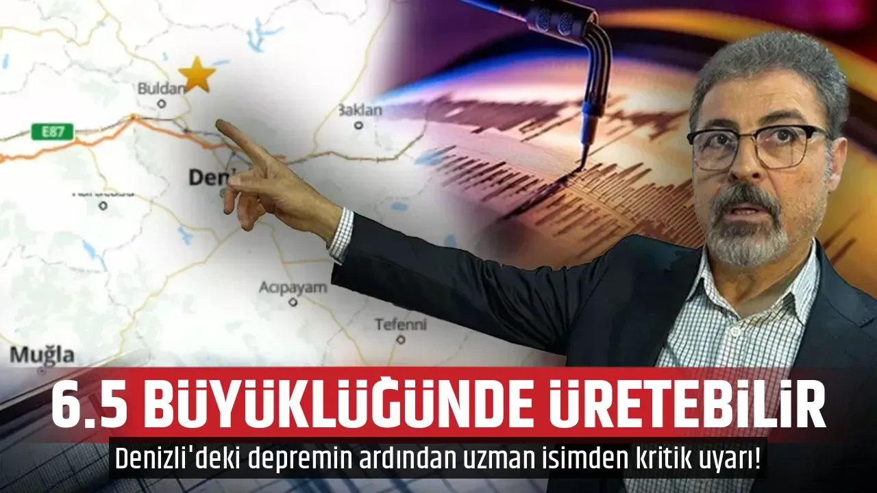 6.5 BÜYÜKLÜĞÜNDE ÜRETEBİLİR