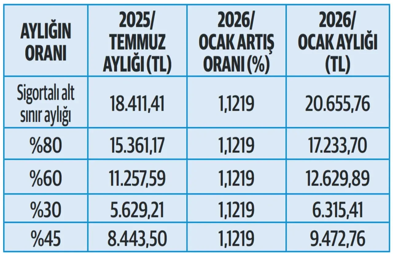  çalışırken hayatını kaybedenlerin veya emekliyken vefat edenleri