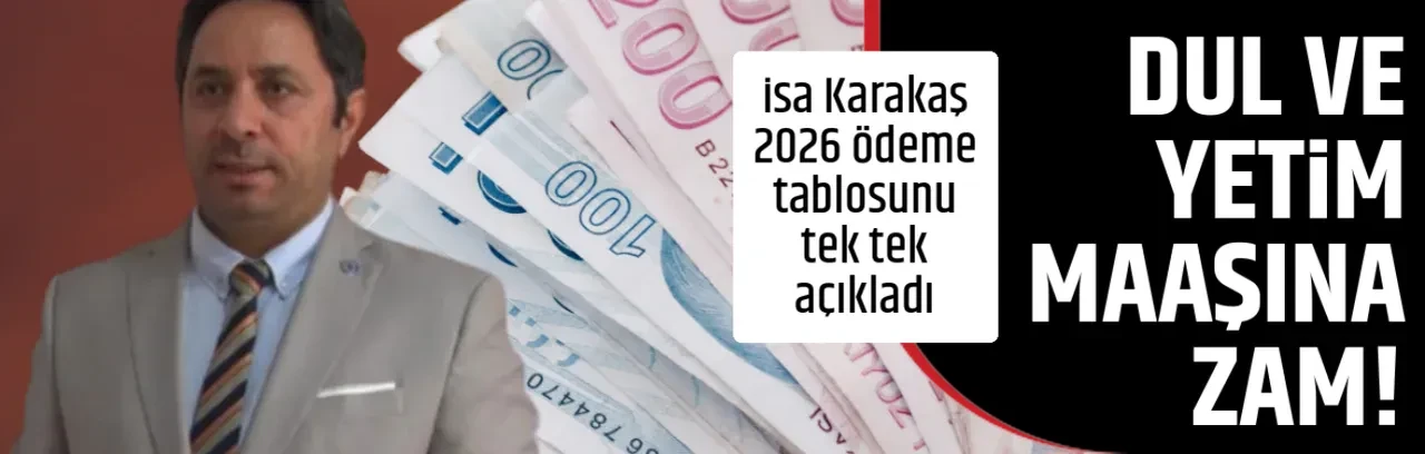 DUL VE YETİM MAAŞINA ZAM!