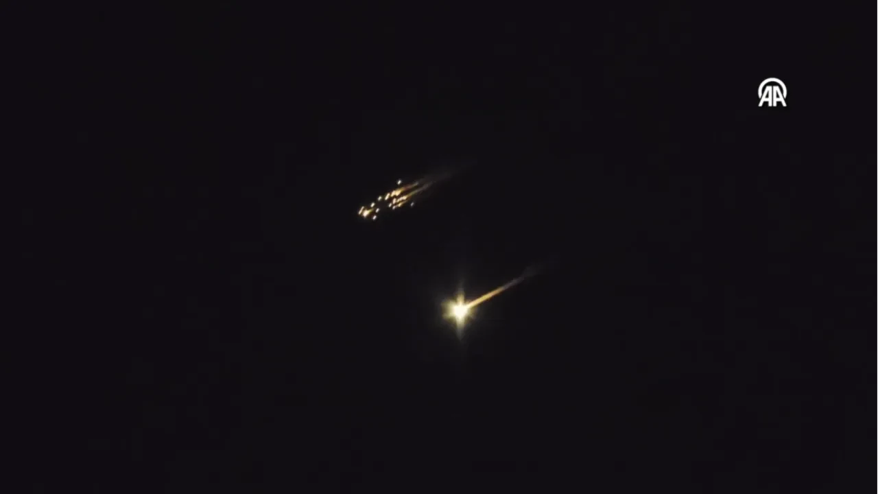 İran’ın misilleme füzeleri Batı Şeria’da görüntülendi