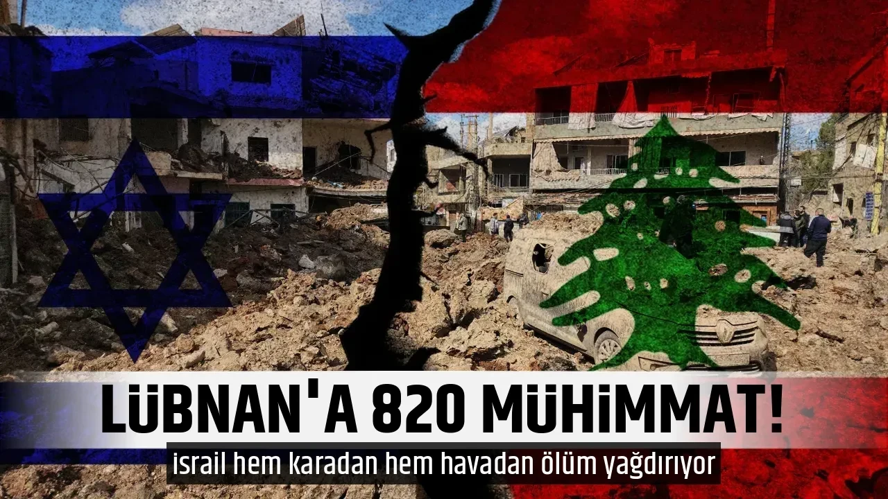 LÜBNAN'A 820 MÜHİMMAT!