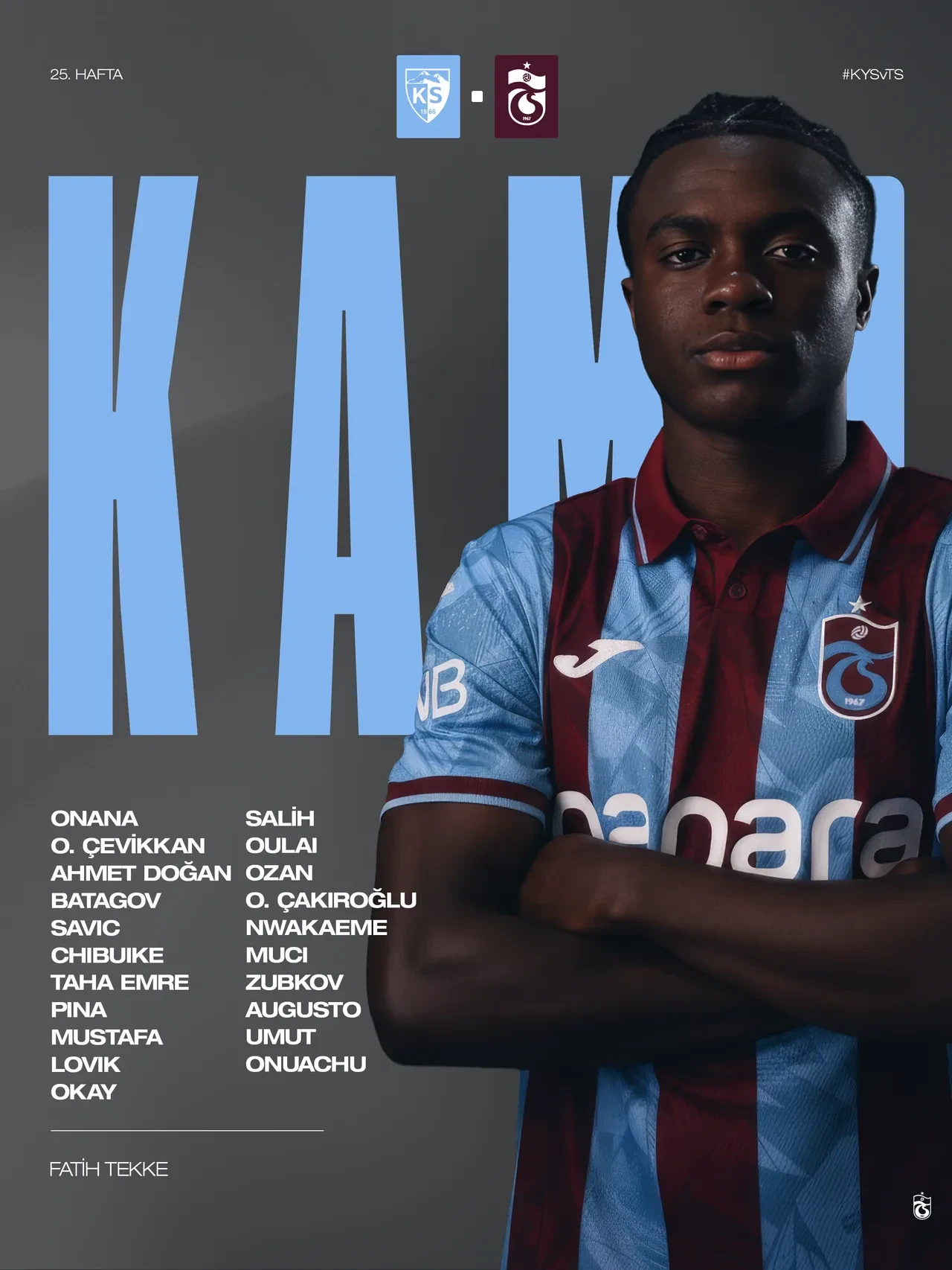 Trabzonspor Kayserispor deplasmanında | SÜPER LİG CANLI MAÇ ANLATIMI