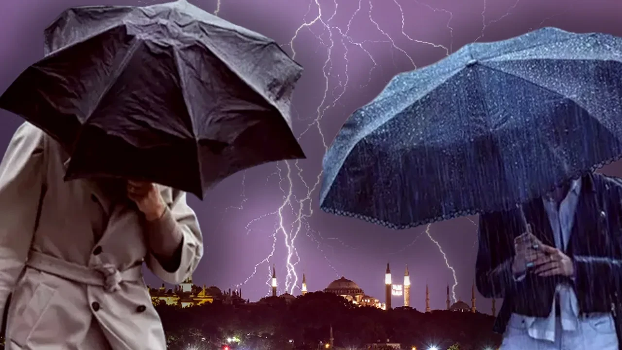 AKOM İstanbul için saat verdi! Çok kuvvetli sağanak ve fırtına geliyor: Bahar havasına kanmayın 