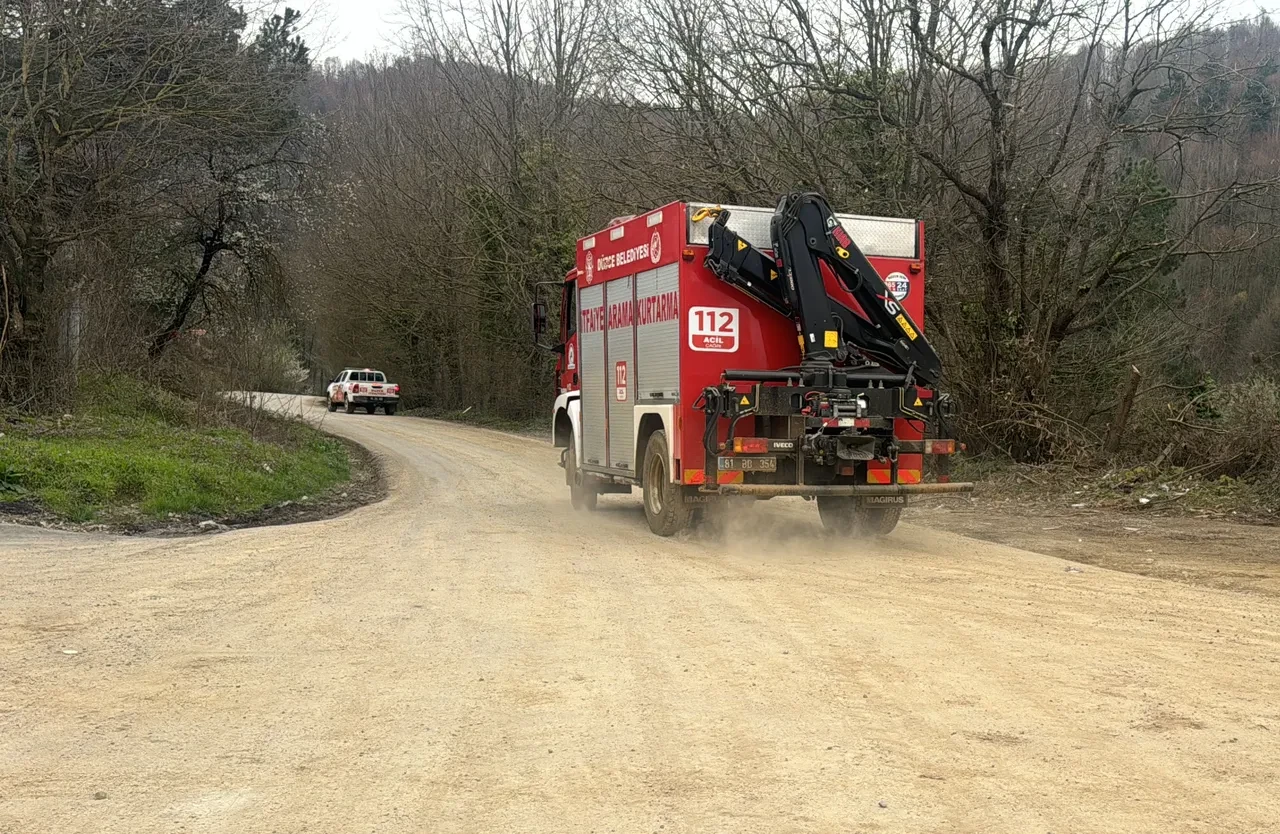 Düzce'de heyelan can aldı! 1 işçi öldü, 1 işçi yaralandı
