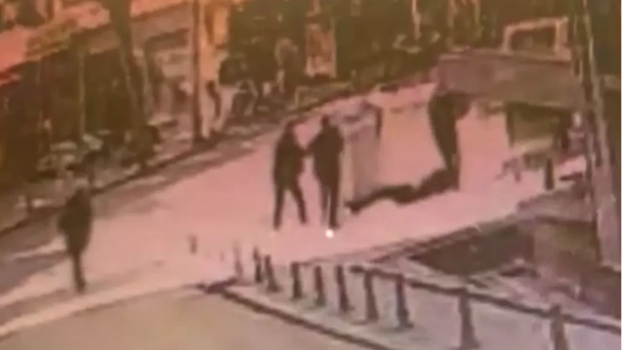 Fatih'te kurye cinayeti olayının görüntüsü ortaya çıktı