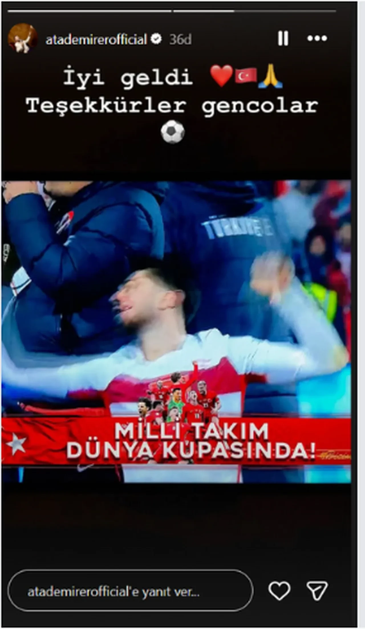 Ünlü isimlerin Dünya Kupası sevinci