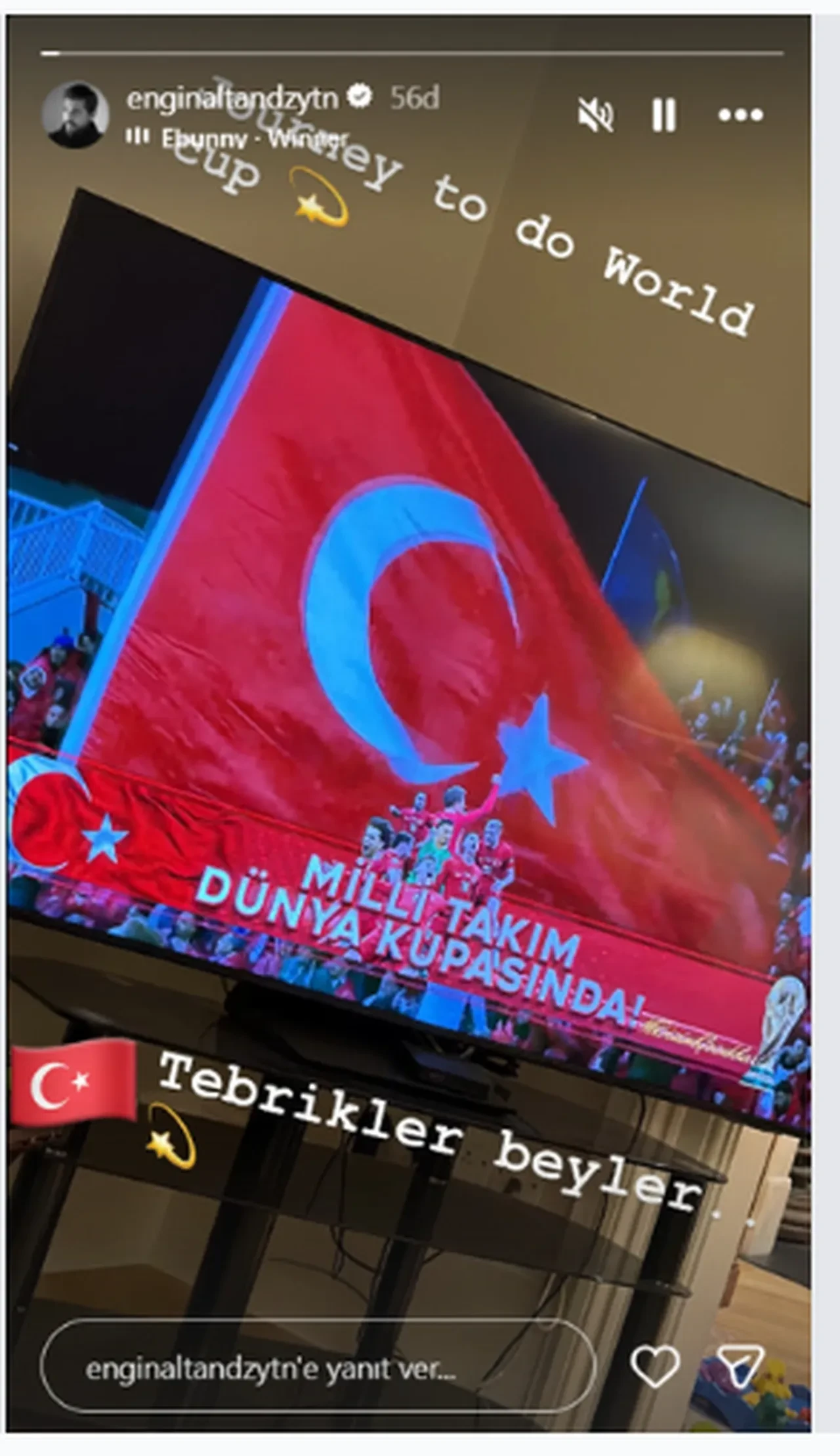 Ünlü isimlerin Dünya Kupası sevinci