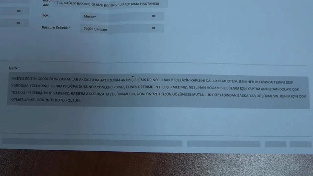  CİMER üzerinden şikayet değil teşekkür etti, gündem oldu!