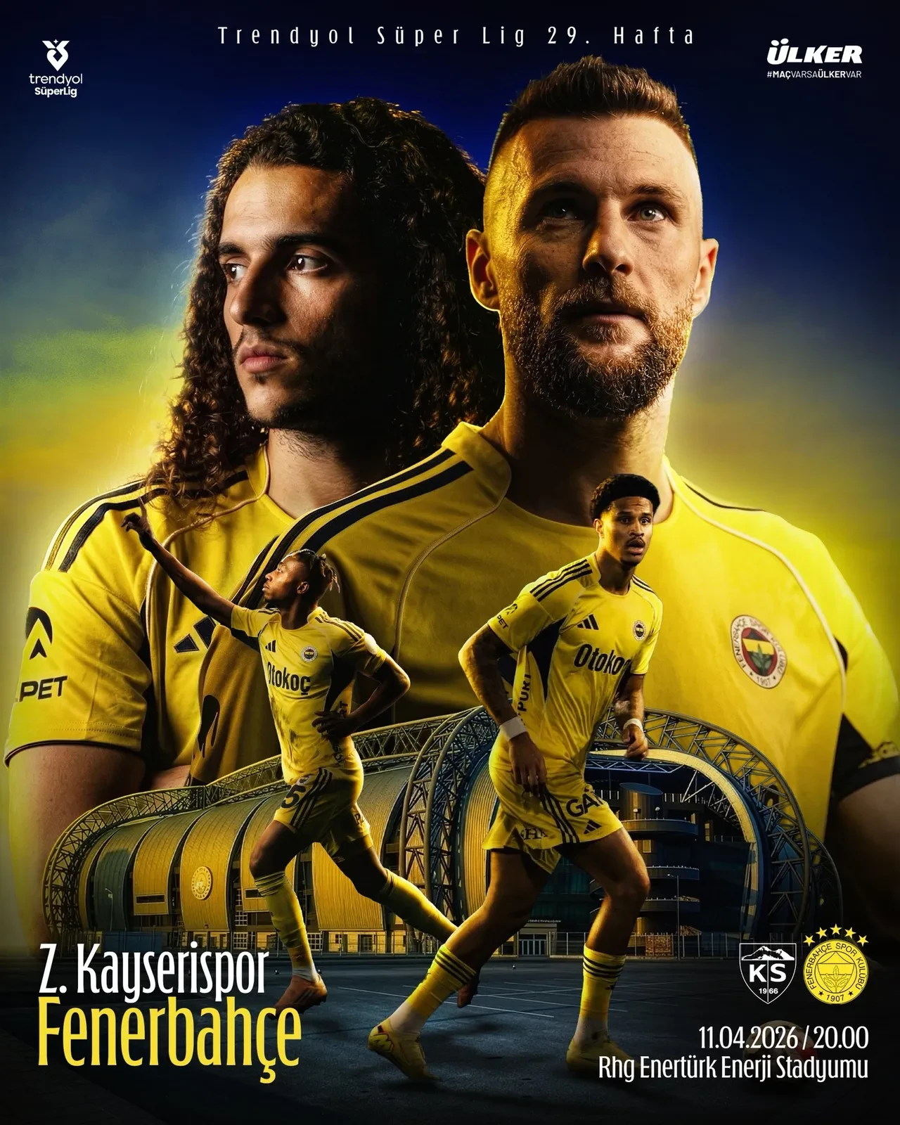 Fenerbahçe Kayserispor deplasmanında | SÜPER LİG CANLI MAÇ ANLATIMI