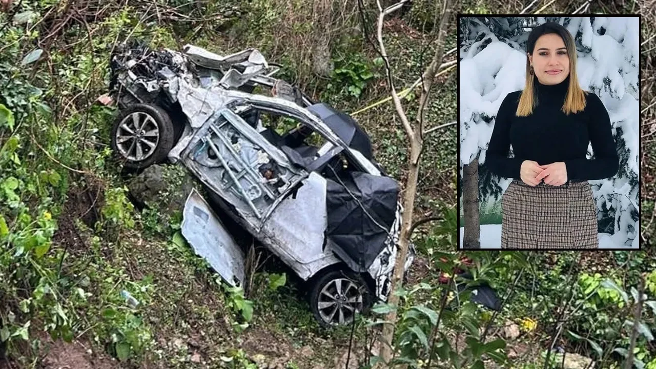 Ordu'da yamaçtan yuvarlanan otomobil baba ve kızına mezar oldu