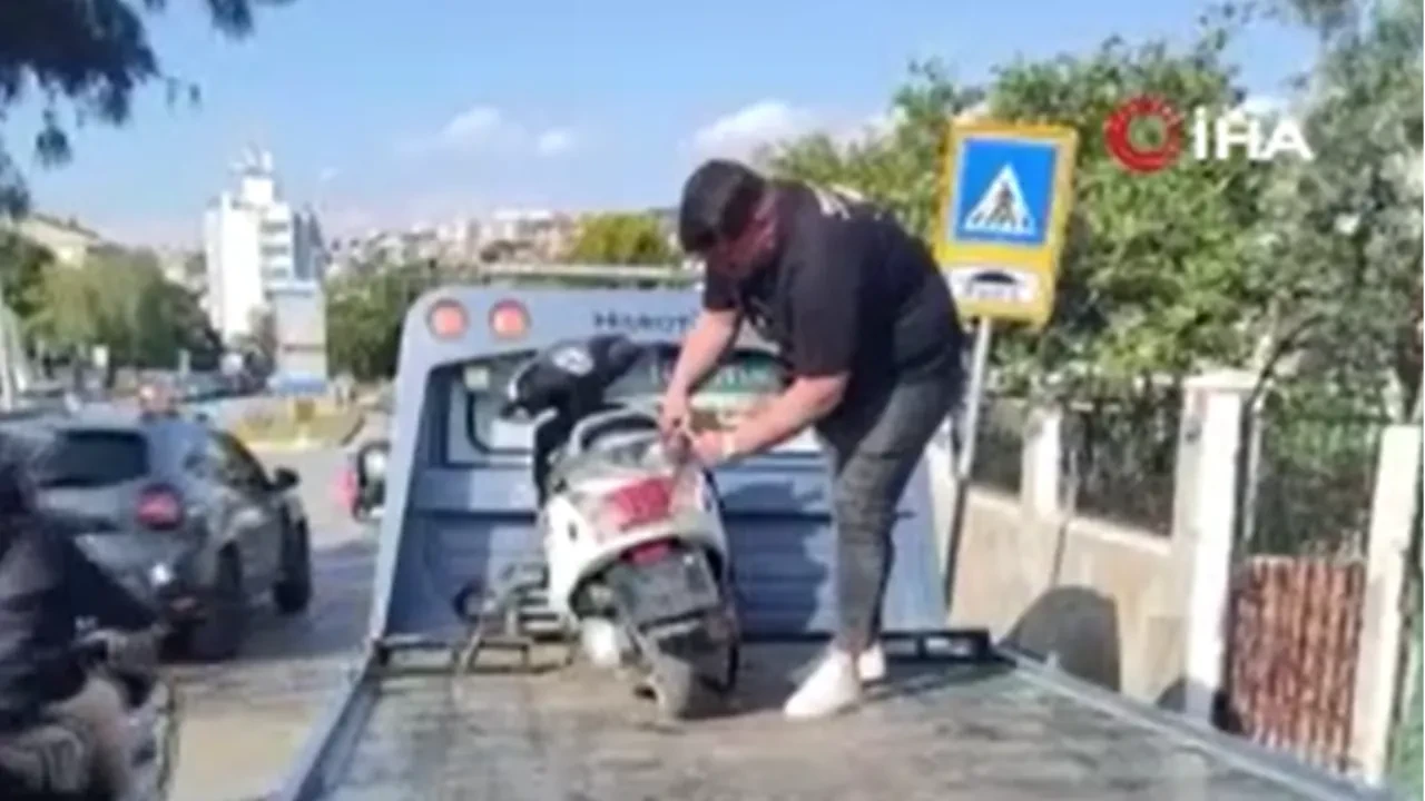 'Dur' ihtarına uymadı ilçeyi birbirine kattı! Yayaya çarpan 17 yaşındaki sürücüye rekor ceza