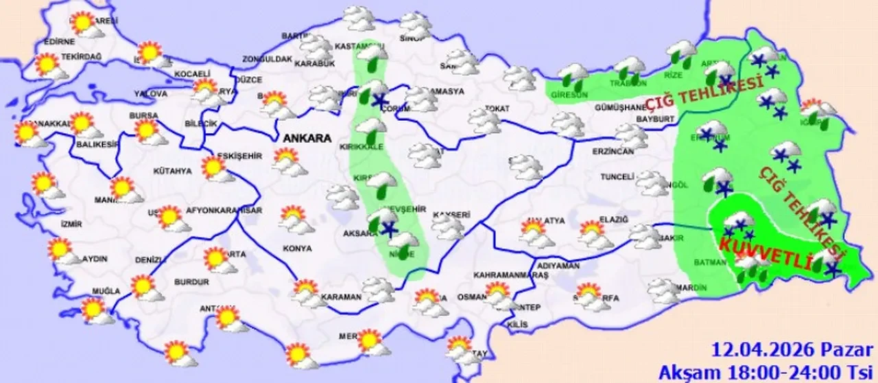 Meteoroloji'den 13 kente sarı kodlu uyarı! Kar yağışı geri döndü