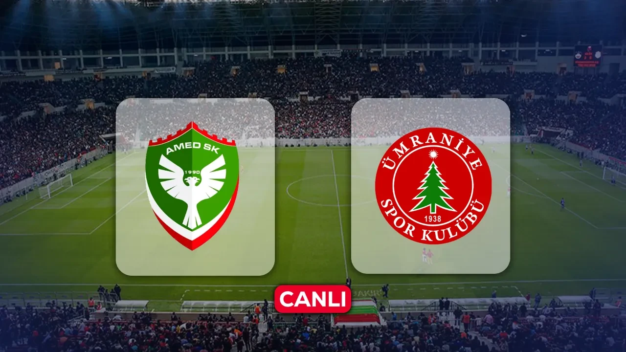 Amedspor Ümraniyespor hangi kanalda, CANLI nereden izlenir? Maç başlıyor