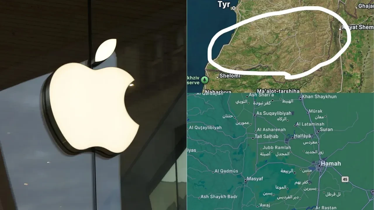 İsrail işgal ediyor, Apple gizliyor: Lübnan köyleri haritadan silindi!