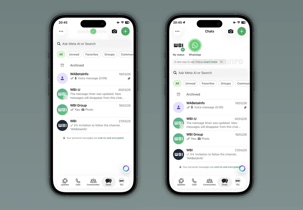 WhatsApp durum güncellemelerini yeniliyor: İki kritik özellik sunuldu